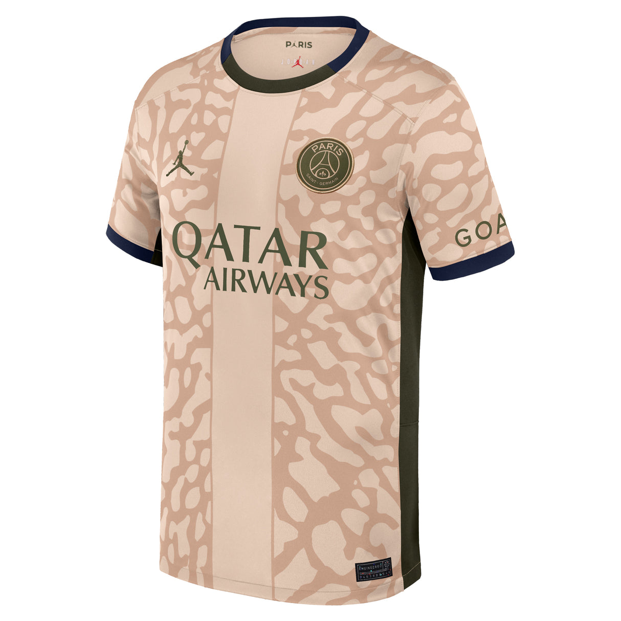 PSG Jordan Fourth Stadium Shirt 23/24 - Kids with Ugarte 4 printing