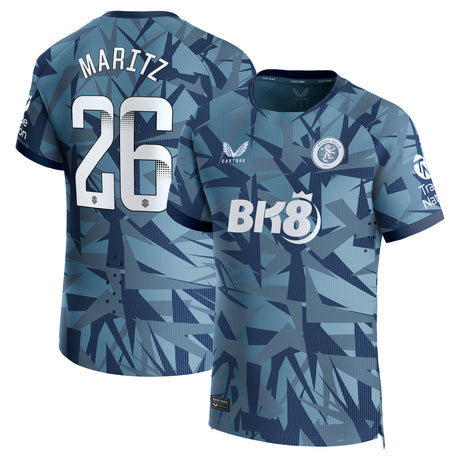 Aston Villa WSL Third Pro Shirt 2023-24 with Maritz 26 printing