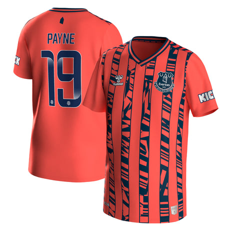 Everton WSL Away Shirt 2023-24 - Kids with Payne 19 printing