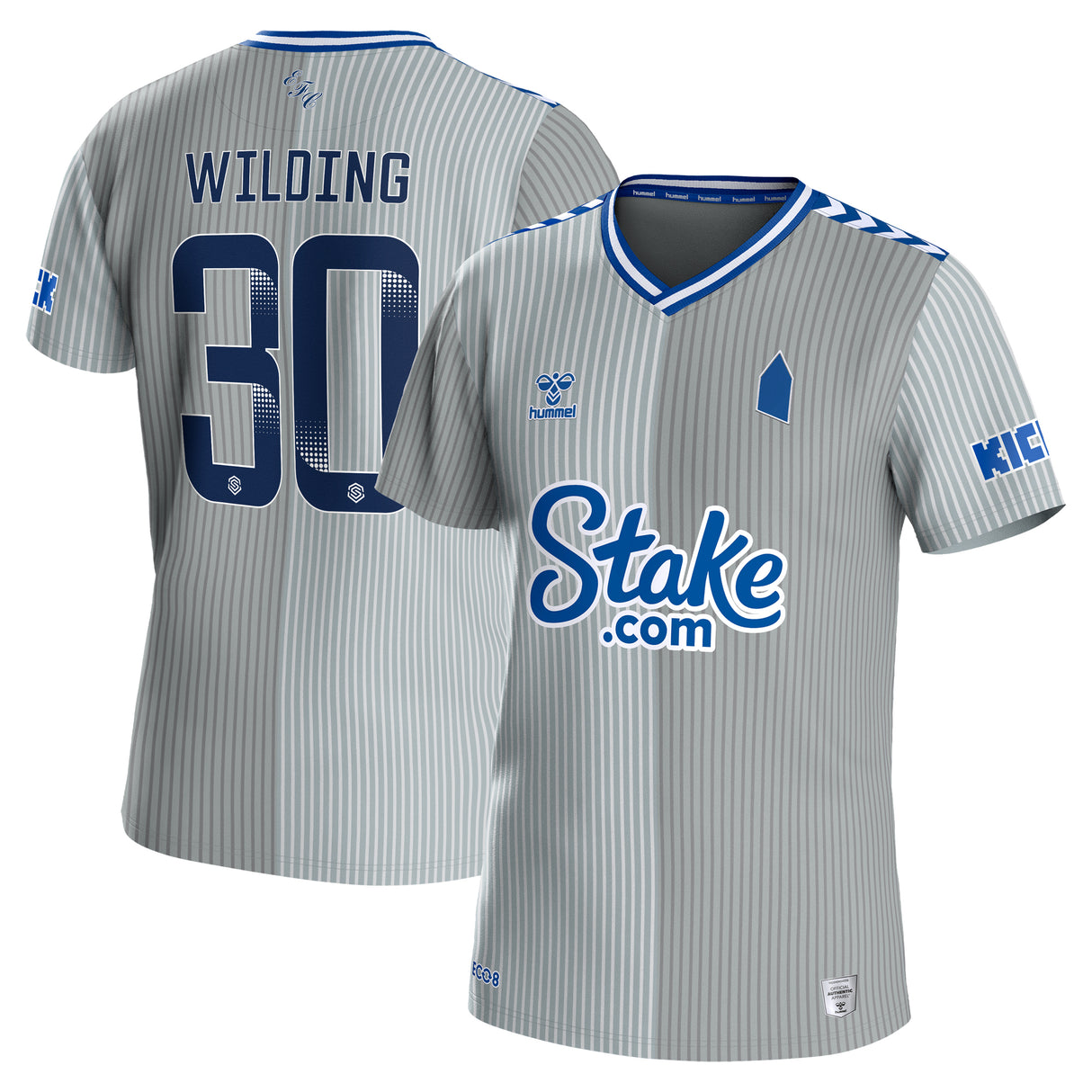 Everton WSL Third Shirt 2023-24 with Wilding 30 printing