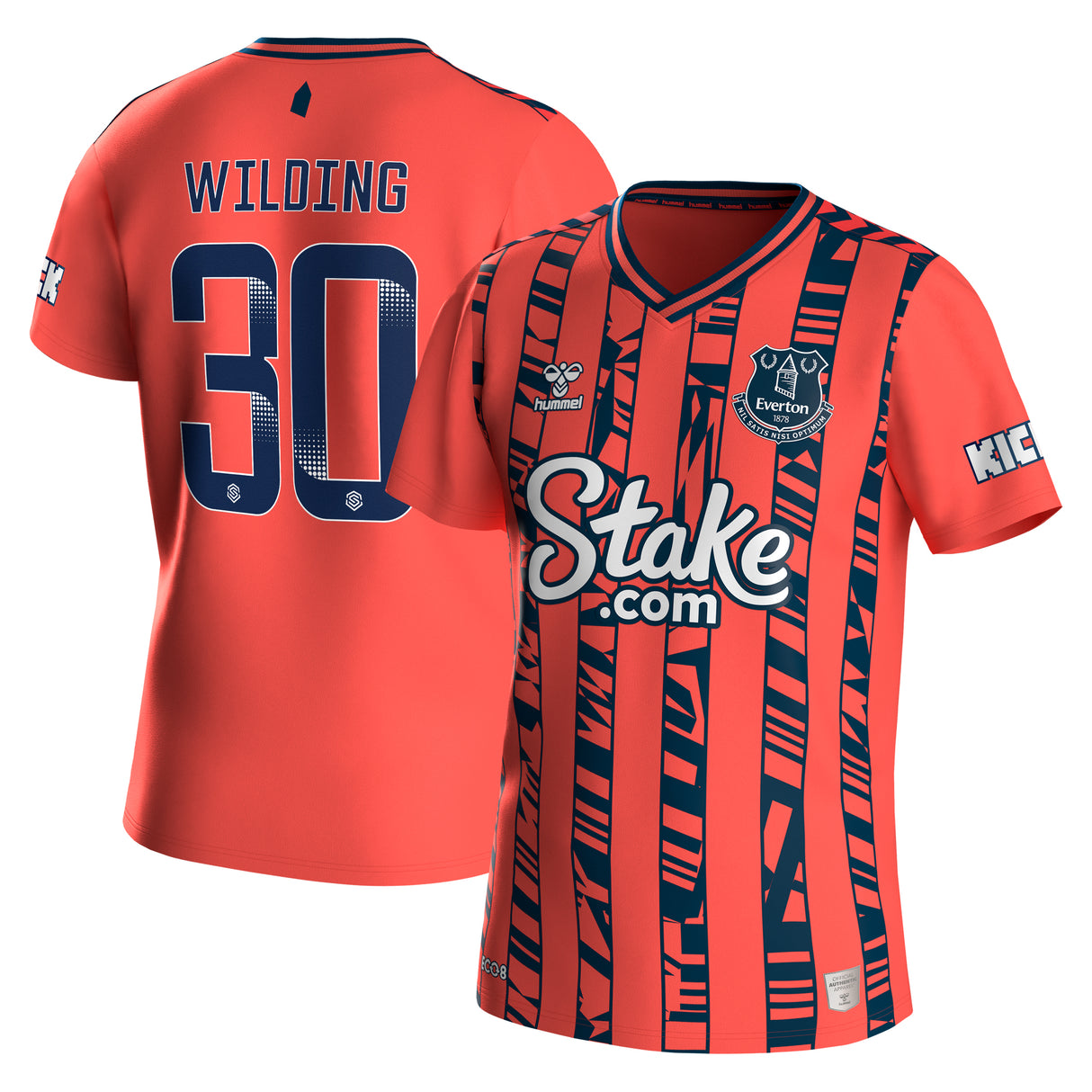 Everton WSL Away Shirt 2023-24 with Wilding 30 printing