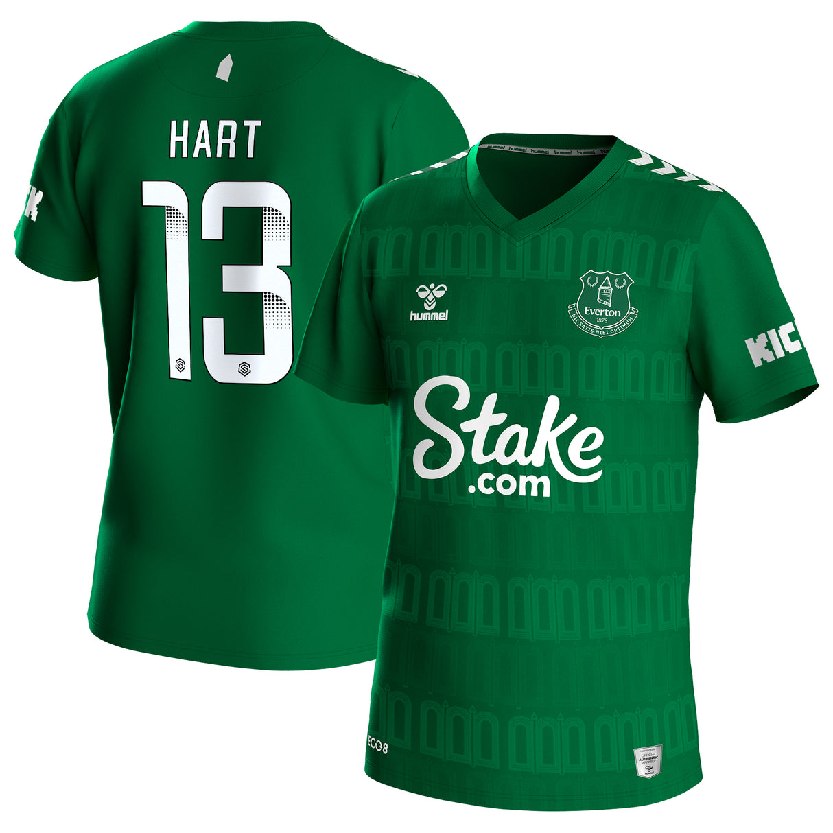 Everton WSL Home Goalkeeper Shirt 2023-24 with Hart 13 printing