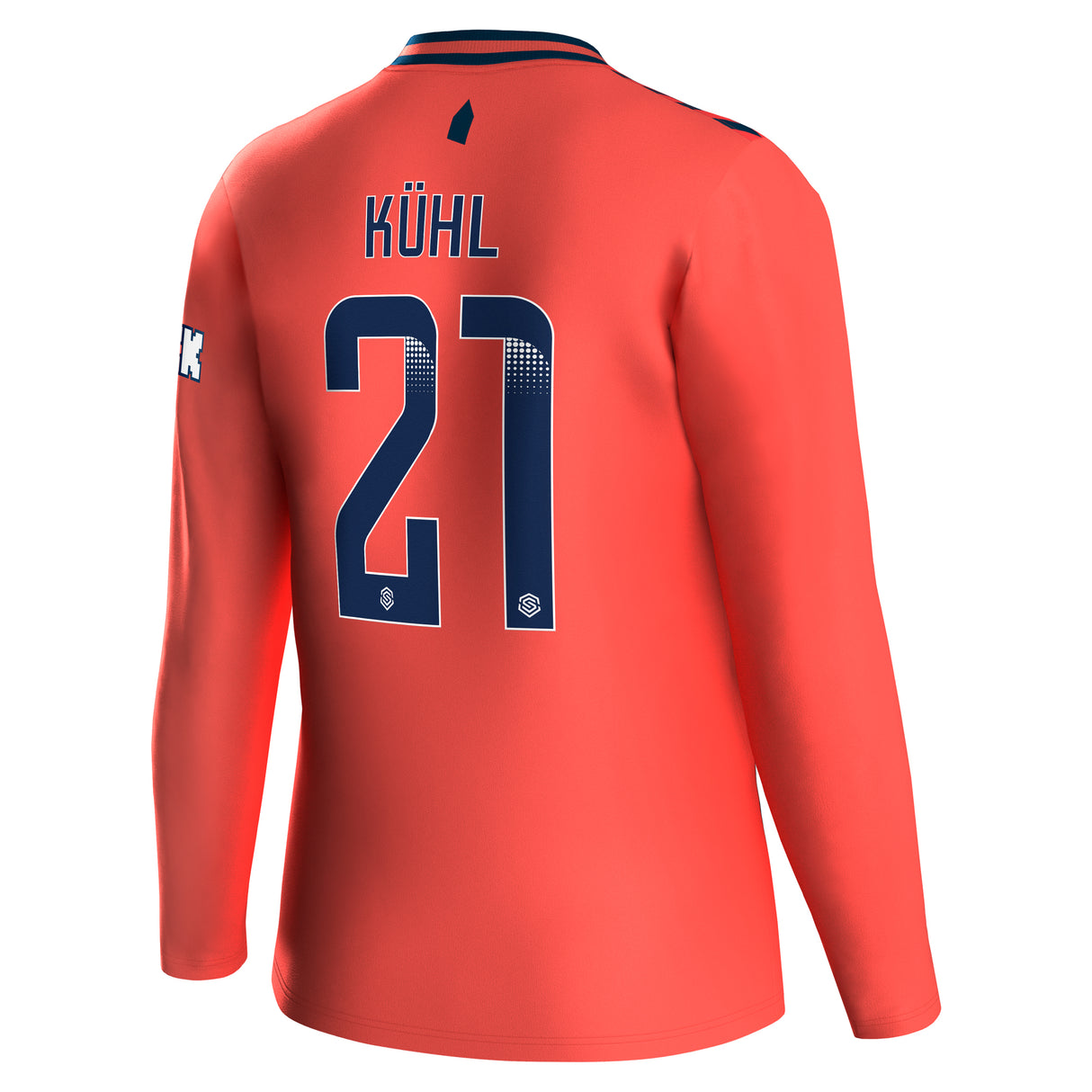 Everton WSL Away Shirt 2023-24 - Kids - Long Sleeve with Kühl 21 printing