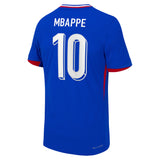 France Nike Dri-FIT ADV Home Match Shirt 2024 - Kids with Mbappe 10 printing