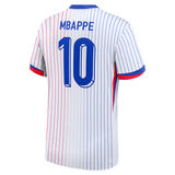 France Nike Away Stadium Shirt - 2024 - Kids with Mbappe 10 printing